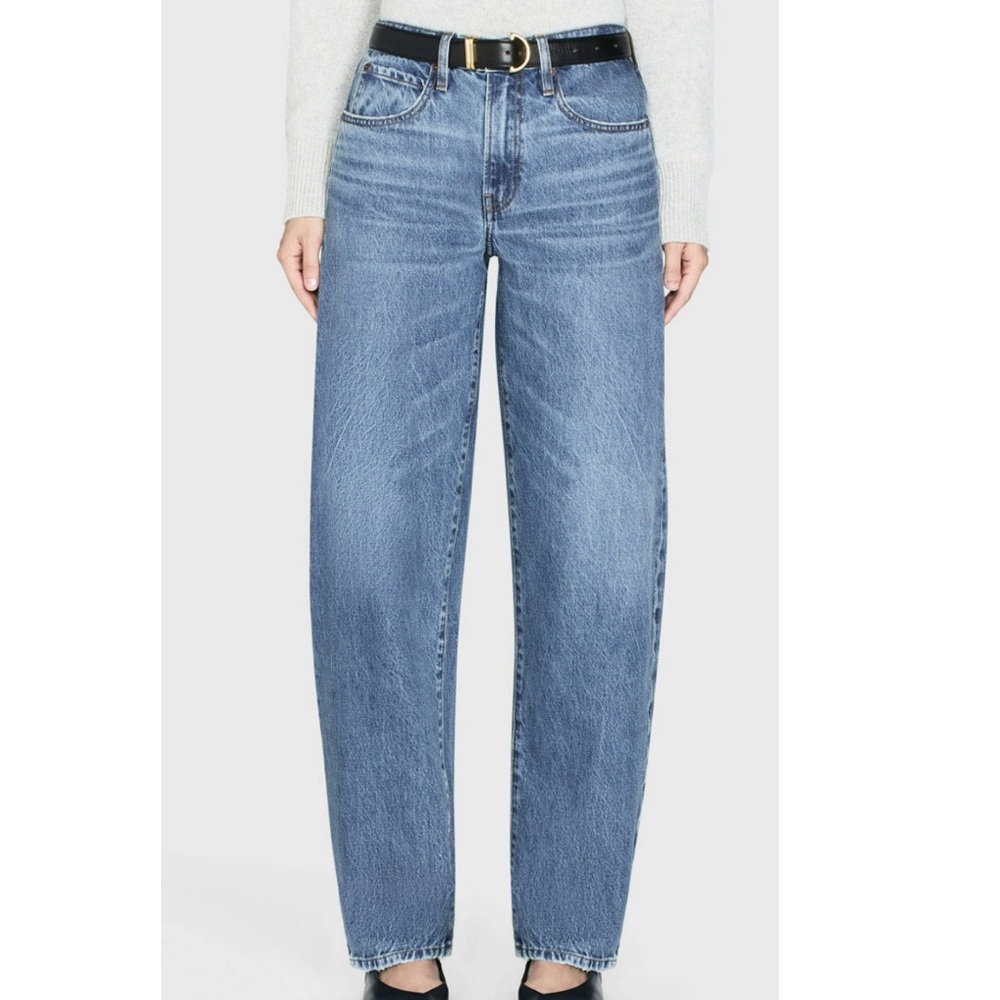 FRAME Low Slung Barrel Jeans